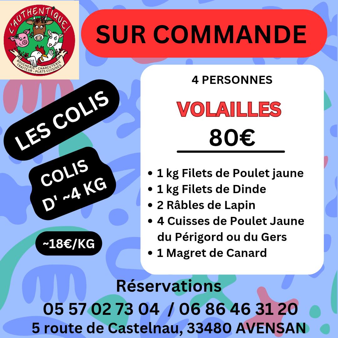 Affiche : volailles