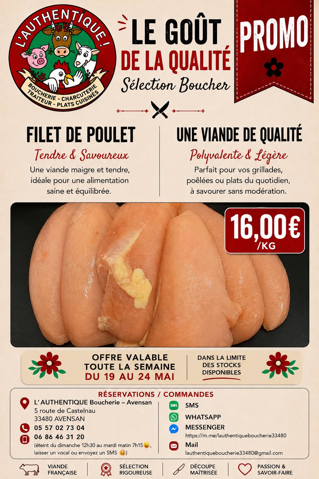Affiche : Poulets