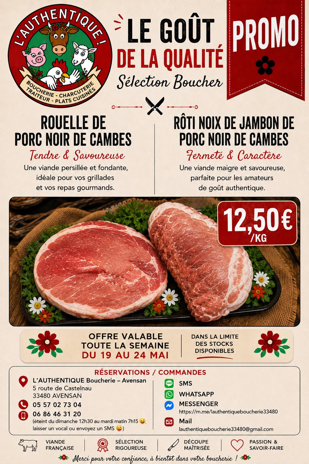 Affiche : Porc